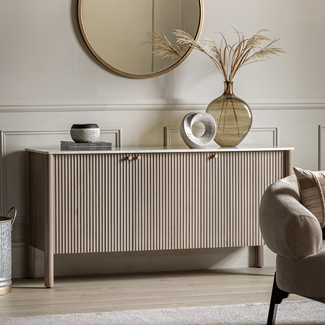 Pemberley 3 door sideboard lifestyle image