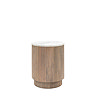 Pemberley Marble Round Side Table stock image