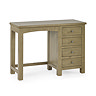 cut out image of solid oak dressing table with four right hand drawers