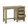 cut out image of solid oak dressing table with four right hand drawers open