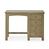 front on image cut out of solid oak dressing table with four right hand drawers