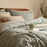 Perrie Leaf Duvet Cover Set Forest Green