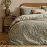Perrie Leaf Duvet Cover Set Forest Green