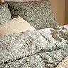 Perrie Leaf Duvet Cover Set Forest Green