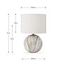 Phoenix stone lamp