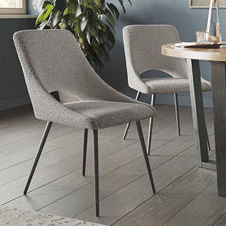 Pierre Boucle Dining Chair - Grey main image