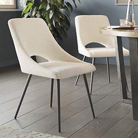 Pierre Boucle Dining Chair - Ivory main image