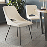 Pierre Boucle Dining Chair - Ivory main image