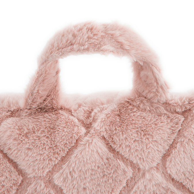 Cosy Diamond cuddle chair cushion in blush handle image 3