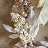 Pippa Berry Wreath 50cm cream