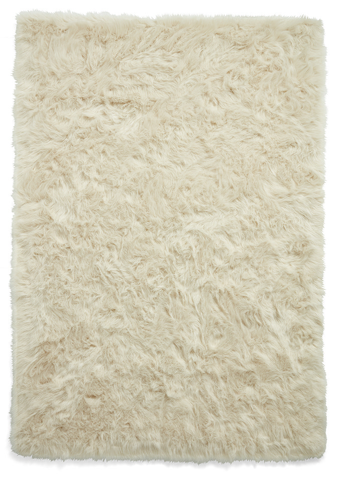 Polar plush rug in beige product image 2