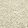 Polar plush rug in beige close up image 5