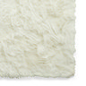 Polar plush ivory rug close up image 4