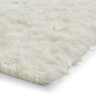 Polar plush ivory rug close up image 6