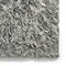 Polar plush light grey rug close up image 5