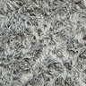 Polar plush light grey rug close up image 6