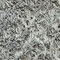 Polar plush light grey rug close up image 6