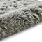 Polar plush light grey rug close up image 9