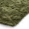 Polar plush green rug close up image 7