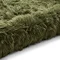 Polar plush green rug close up image 9