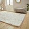 polar plush white and grey rug on floor image 2