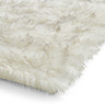 polar plush white and grey rug close up image 7