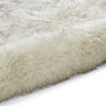 polar plush white and grey rug close up image 9