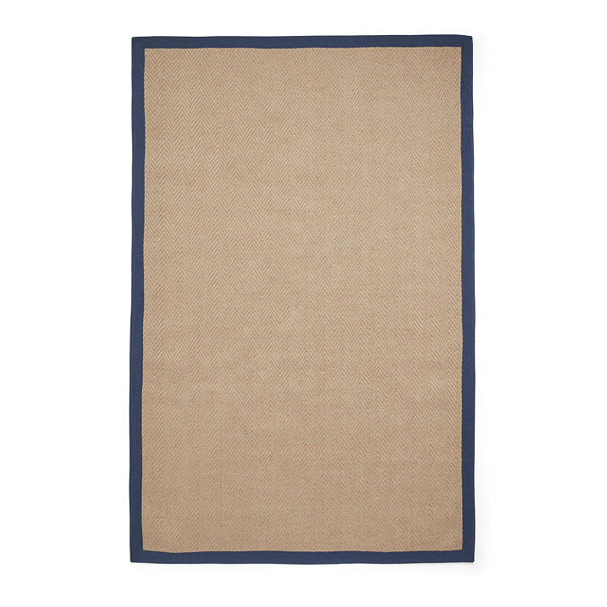 Portland jute rug navy product image 3