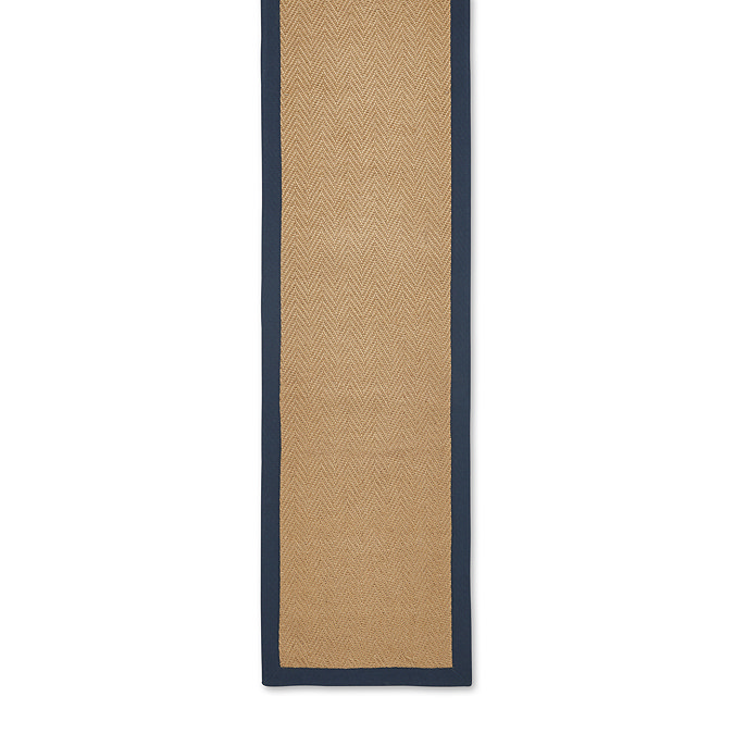 Portland Jute Border Navy Stair Runner image 3