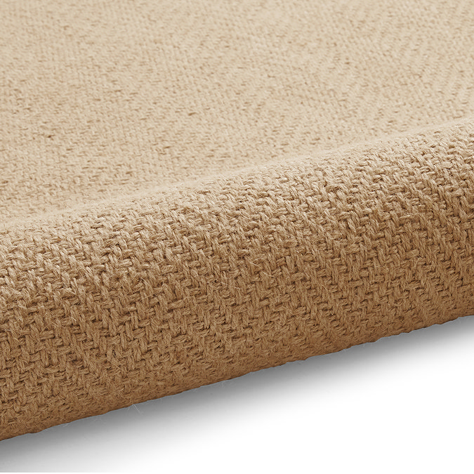 Portland jute rug navy close up image 7