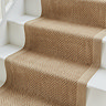 Portland Jute Border Beige Stair Runner image 2
