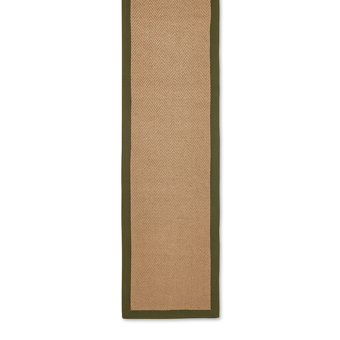 Portland Jute Border Green Stair Runner image 3