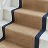 Portland Jute Border Navy Stair Runner image 2
