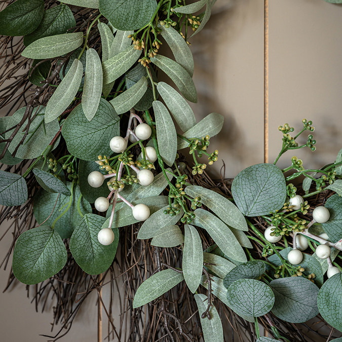 Posie leaf wreath 