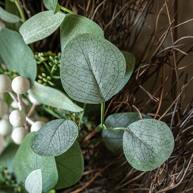 Posie leaf wreath 