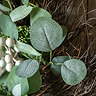 Posie leaf wreath 