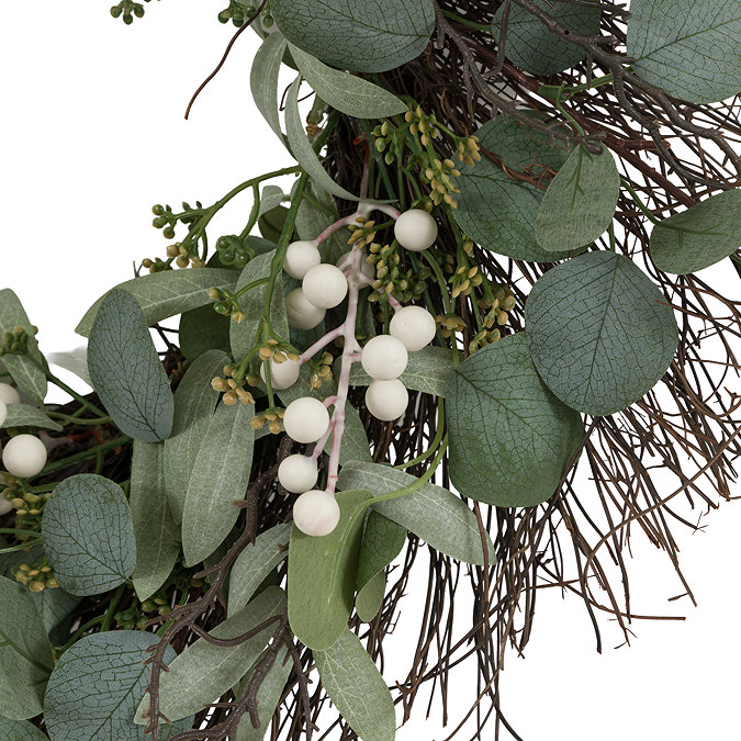 Posie leaf wreath 
