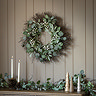 Posie leaf wreath 