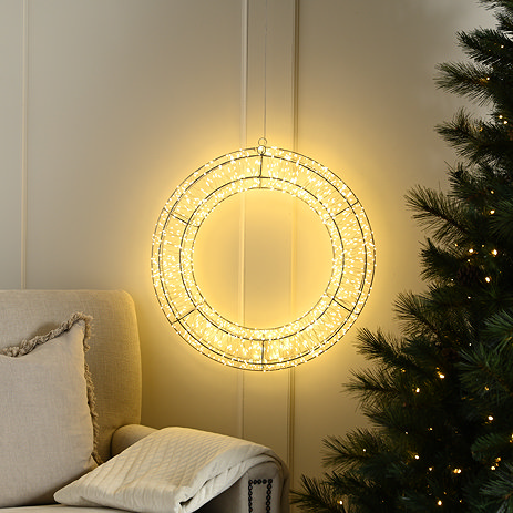 Fable LED Dewdrop Wreath