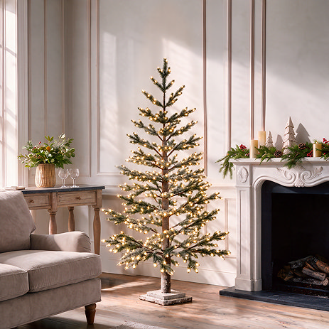 Pre-Lit Calliope - 5ft Snowy Twig Christmas Tree