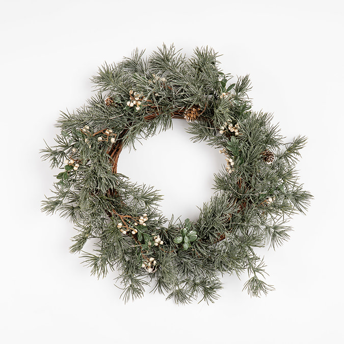 Neve Natural Feel Wreath with Lights