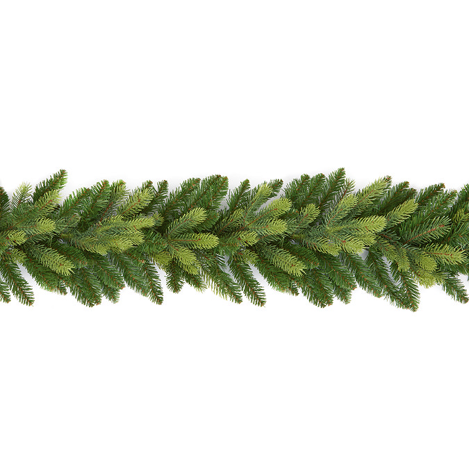 Pre lit birch christmas garland