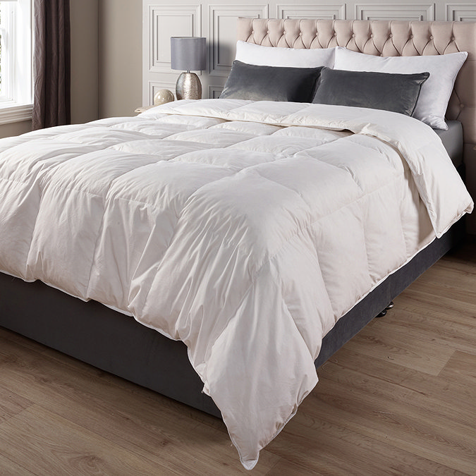 Premium Filled Goose Feather & Down 10.5 Tog Duvet carousel image