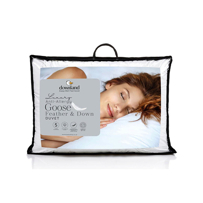 Premium Filled Goose Feather & Down 10.5 Tog Duvet carousel image