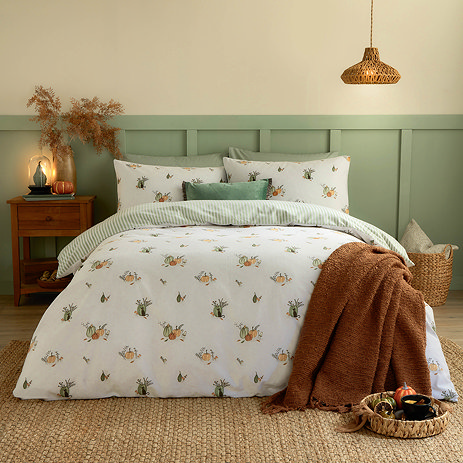 Pumpkin Spice Duvet Cover