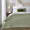 Quilted Lines  Bedspread - Sage Green main image