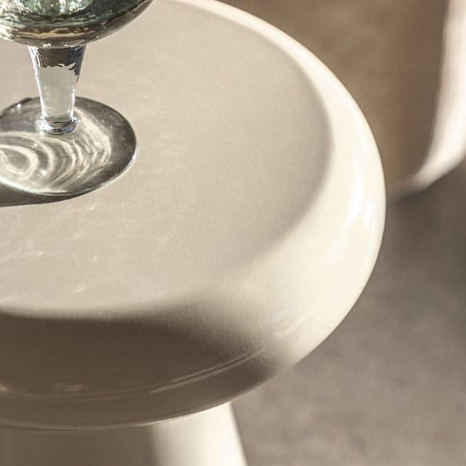 Quinn side table cream
