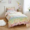 Rainbow Hearts Fleece Duvet Reversible