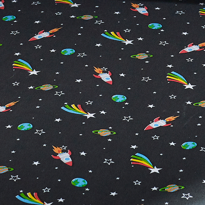 Rainbow rockets fitted sheet