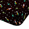 rainbow rockets fitted sheet